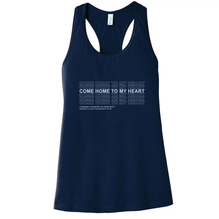 Come Home To My Heart Women's Racerback Tank