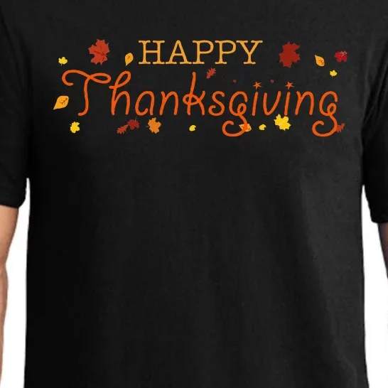 Cute Happy Thanksgiving Pajama Set