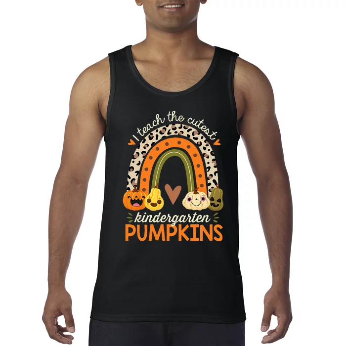 Cute Halloween Teacher Teaching Kindergarten Pumpkins Tank Top