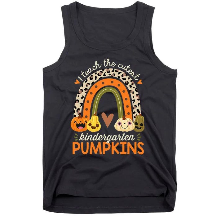 Cute Halloween Teacher Teaching Kindergarten Pumpkins Tank Top