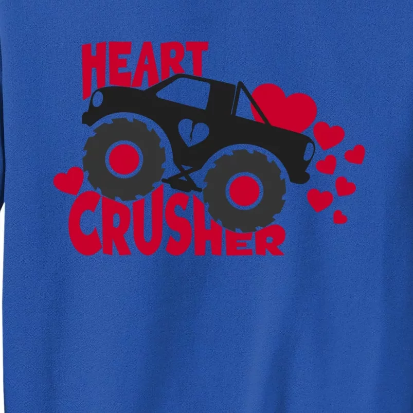 Crusher Heart Trucker Valentine's Day Crusher Heart Gift Sweatshirt