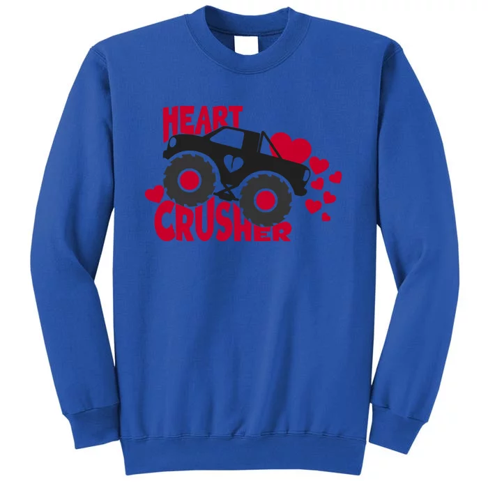 Crusher Heart Trucker Valentine's Day Crusher Heart Gift Sweatshirt