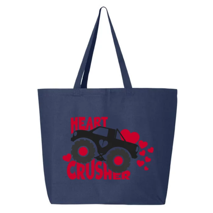 Crusher Heart Trucker Valentine's Day Crusher Heart Gift 25L Jumbo Tote