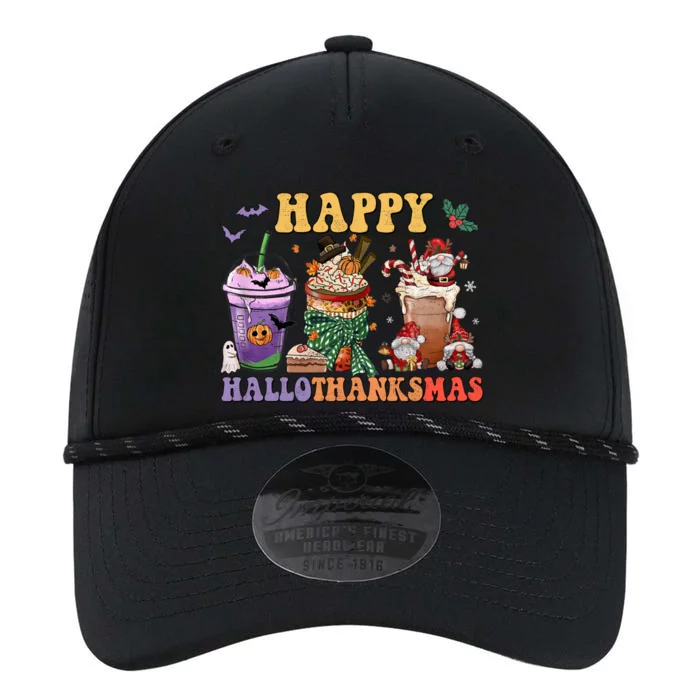 Coffee Halloween Thanksgiving Christmas Happy Hallothanksmas Gift Performance The Dyno Cap