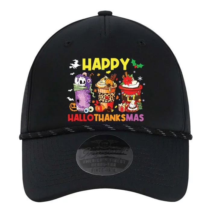 Coffee Halloween Thanksgiving Christmas Happy Hallothanksmas Performance The Dyno Cap