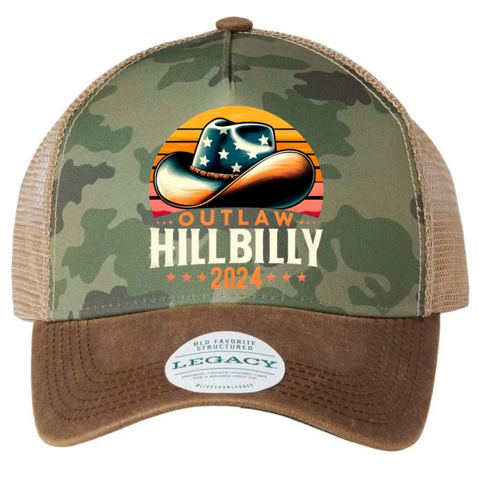 Cowboy Hat Us Election Day Vintage Outlaw Hillbilly 2024 Kamala Harris Legacy Tie Dye Trucker Hat