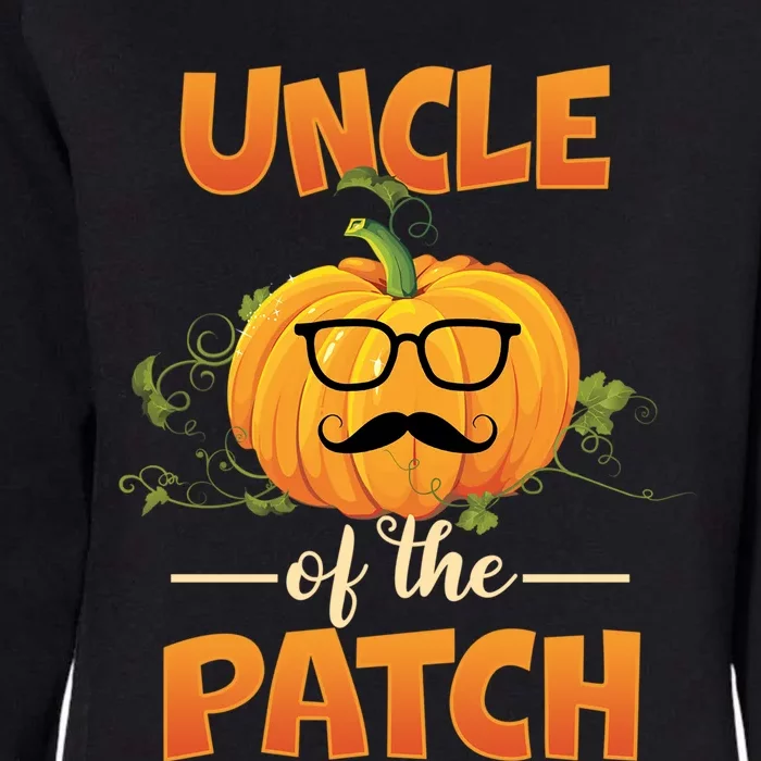 Cute Halloween Uncle Of The Cutest Pumpkin In The Patch Gift Womens California Wash Sweatshirt