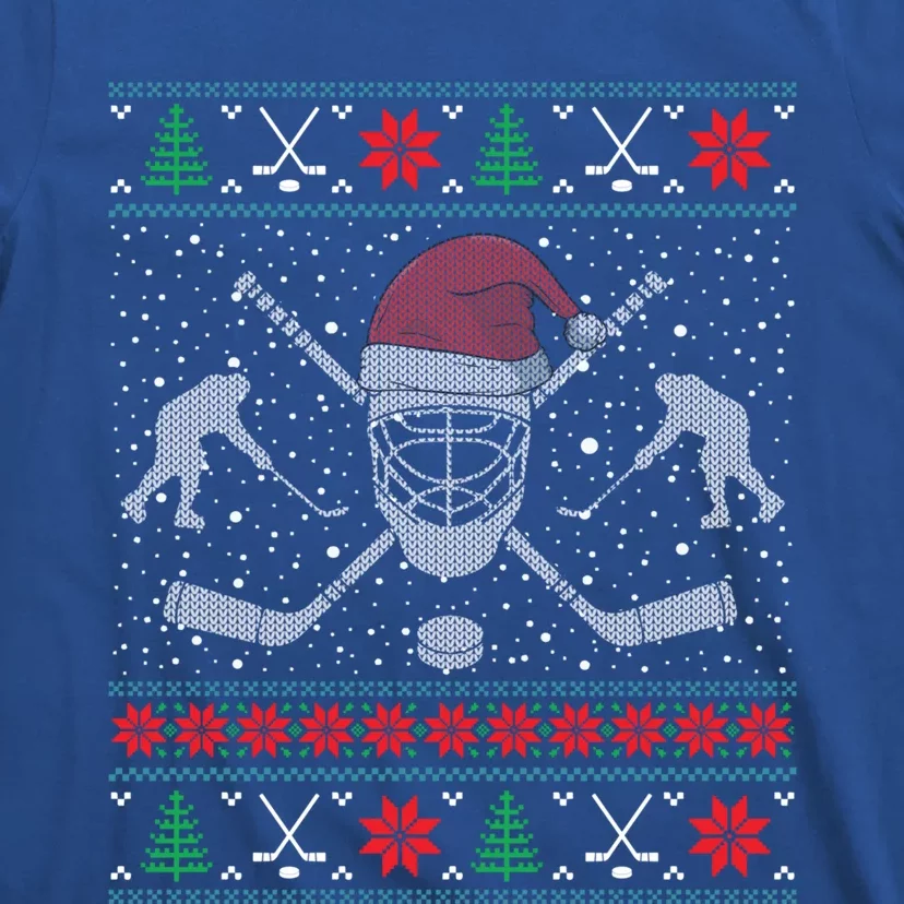 Christmas Hockey Ugly Christmas Xmas Cool Gift T-Shirt