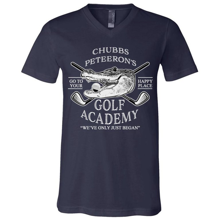 Chubbs Peteeron's Golf Academy V-Neck T-Shirt