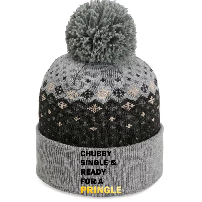 Chubby Single & Ready For A Pringle The Baniff Cuffed Pom Beanie