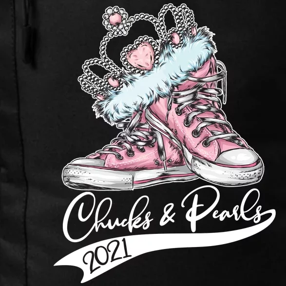 Chucks & Pearls 2021 Crown Madam Vice President Kamala Harris Daily Commute Backpack