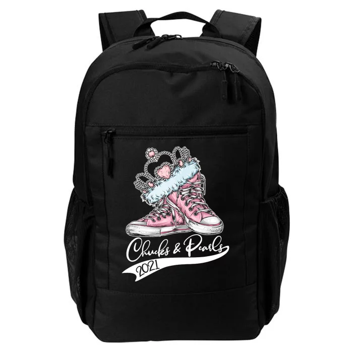 Chucks & Pearls 2021 Crown Madam Vice President Kamala Harris Daily Commute Backpack