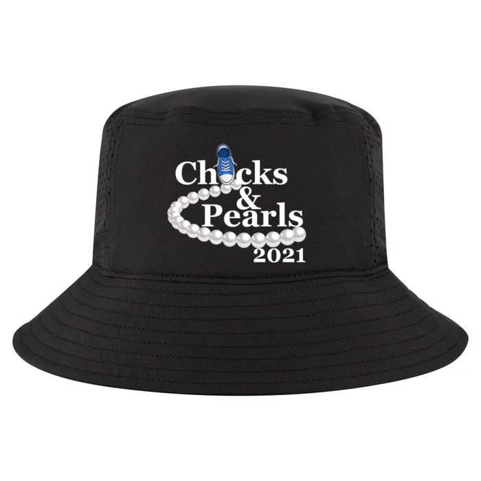 Chucks And Pearls 2021 Kamala Harris Cool Comfort Performance Bucket Hat