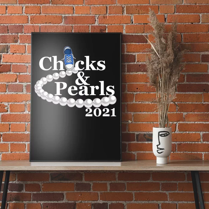 Chucks And Pearls 2021 Kamala Harris Poster