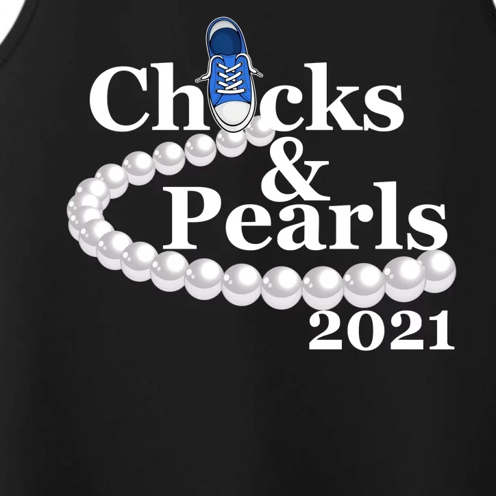 Chucks And Pearls 2021 Kamala Harris Performance Tank