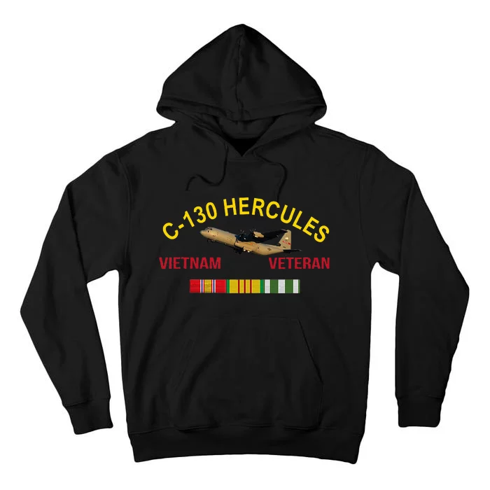 C130 Hercules Vietnam War C 130 Vietnam Veteran Tall Hoodie