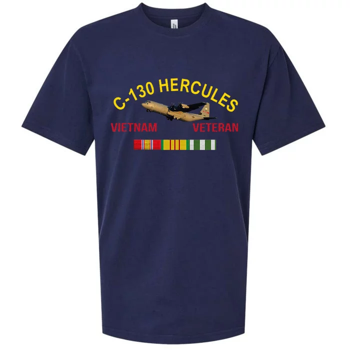 C130 Hercules Vietnam War C 130 Vietnam Veteran Sueded Cloud Jersey T-Shirt