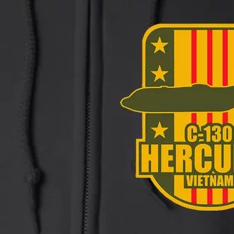 C130 Hercules Vietnam Full Zip Hoodie