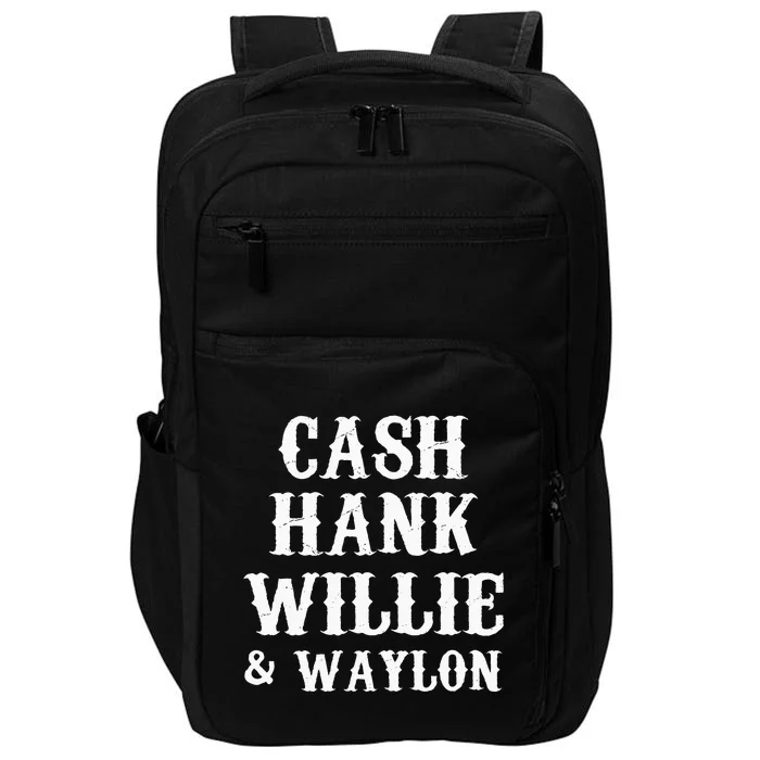 Cash Hank Willie Country Music Impact Tech Backpack