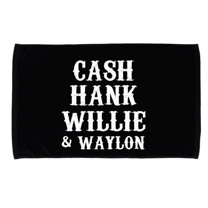 Cash Hank Willie Country Music Microfiber Hand Towel