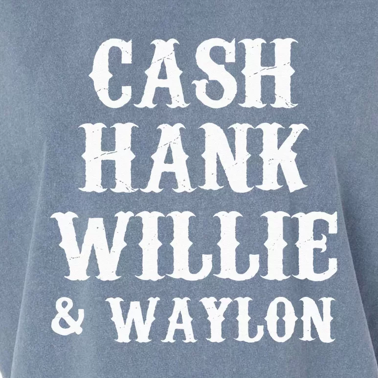 Cash Hank Willie Country Music Garment-Dyed Women's Muscle Tee