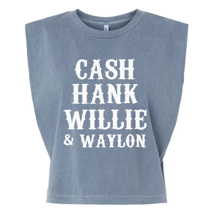 Cash Hank Willie Country Music Garment-Dyed Women's Muscle Tee