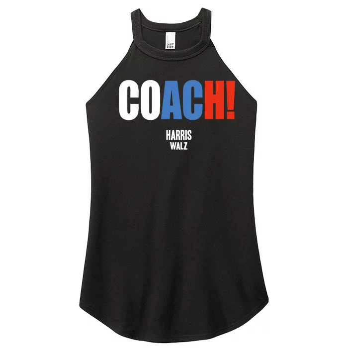 Coach Harris Waltz 2024 Kamala Harris Coach Walz 2024 Coach Women’s Perfect Tri Rocker Tank