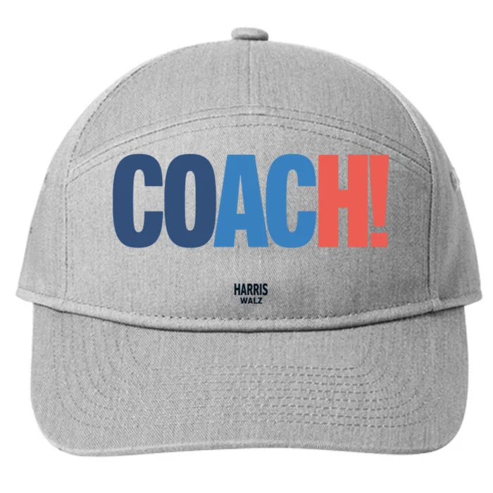 Coach Harris Walz 7-Panel Snapback Hat