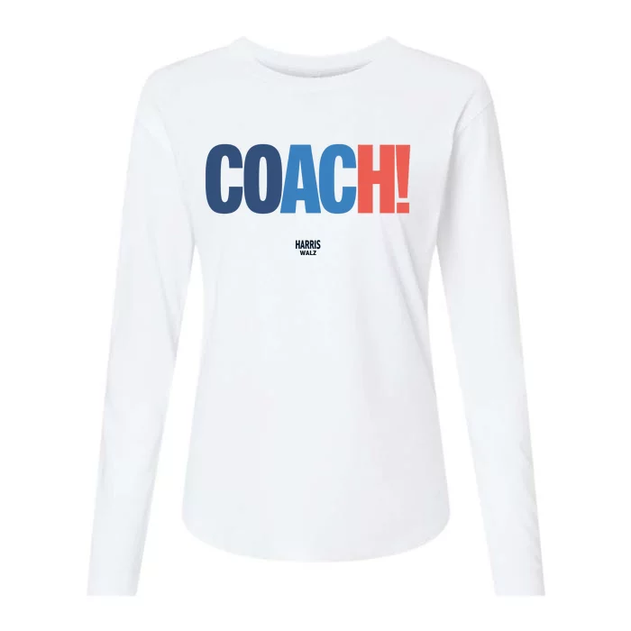 Coach Harris Walz Womens Cotton Relaxed Long Sleeve T-Shirt