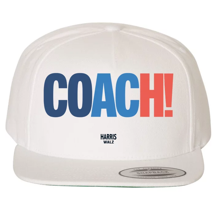 Coach Harris Walz Wool Snapback Cap