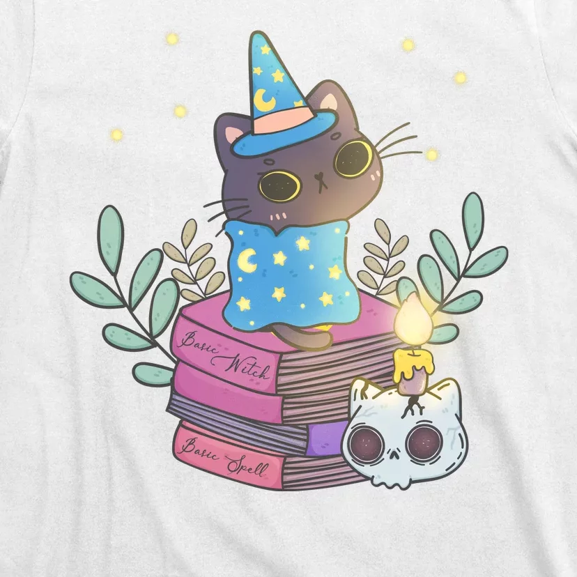 Cute Halloween Witch Cat T-Shirt