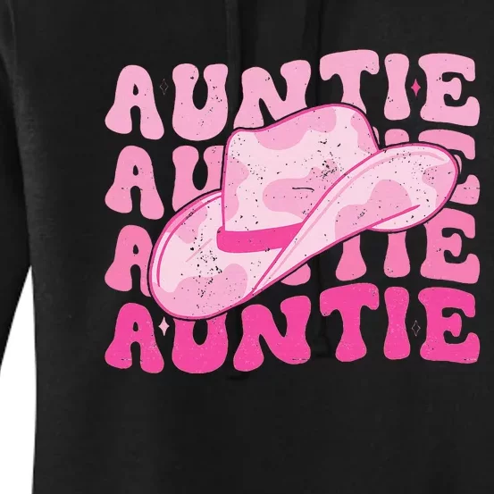 Cowboy Hat Western Aunt For Cowgirl Auntie Women's Pullover Hoodie