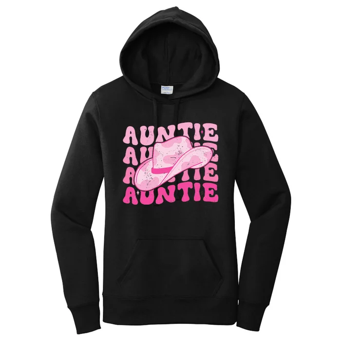 Cowboy Hat Western Aunt For Cowgirl Auntie Women's Pullover Hoodie