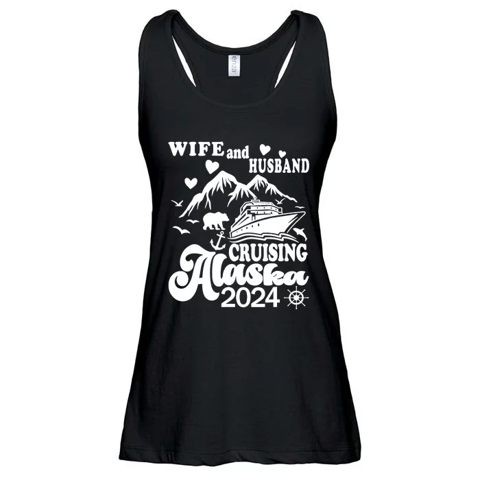 Cruising Husband Wife Couple Summer Alaska Cruise 2024 Funny Ladies Essential Flowy Tank