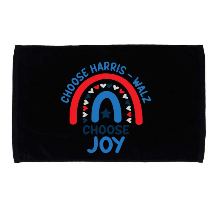 Choose Harris Walz Choose Joy Bring Back Joy Microfiber Hand Towel