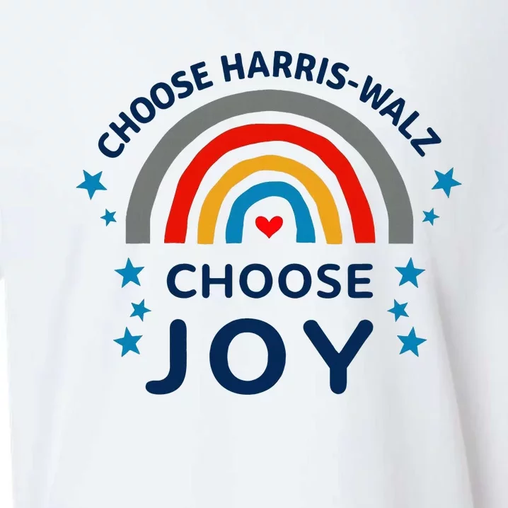 Choose Harris Walz Choose Joy Kamala Harris And Waltz Sueded Cloud Jersey T-Shirt