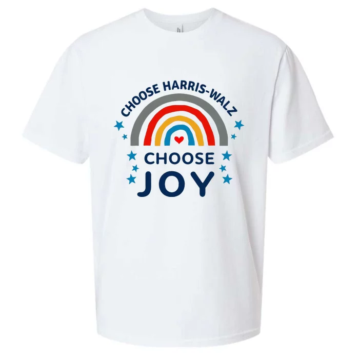 Choose Harris Walz Choose Joy Kamala Harris And Waltz Sueded Cloud Jersey T-Shirt