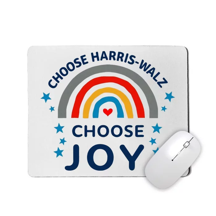 Choose Harris Walz Choose Joy Kamala Harris And Waltz Mousepad