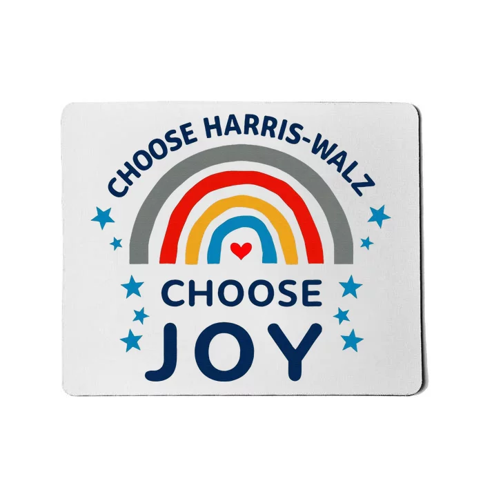 Choose Harris Walz Choose Joy Kamala Harris And Waltz Mousepad