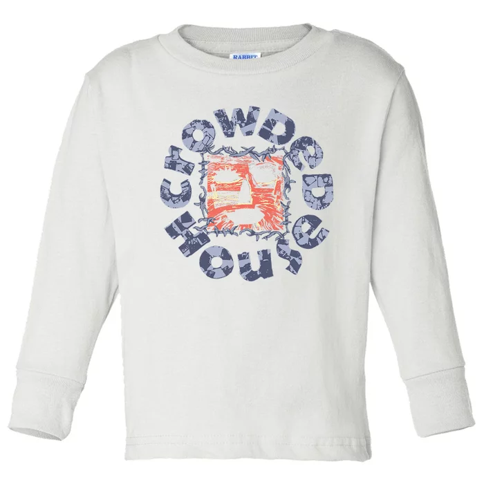 Crowded House – Woodface Toddler Long Sleeve Shirt