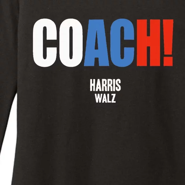 Coach Harris Waltz 2024 Kamala Harris Coach Walz 2024 Womens CVC Long Sleeve Shirt