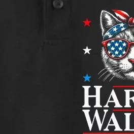 Cat Harris Waltz Tim Walz 2024 Funny Cat Ladies For Kalama Dry Zone Grid Performance Polo