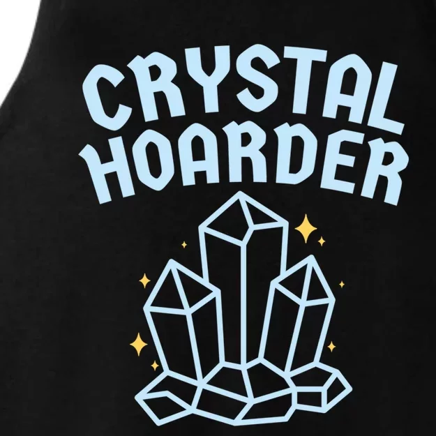 Crystal Hoarder Witch Pagan Wicca Funny Gift Ladies Tri-Blend Wicking Tank