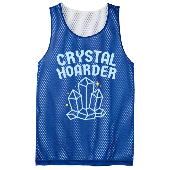 Crystal Hoarder Witch Pagan Wicca Funny Gift Mesh Reversible Basketball Jersey Tank