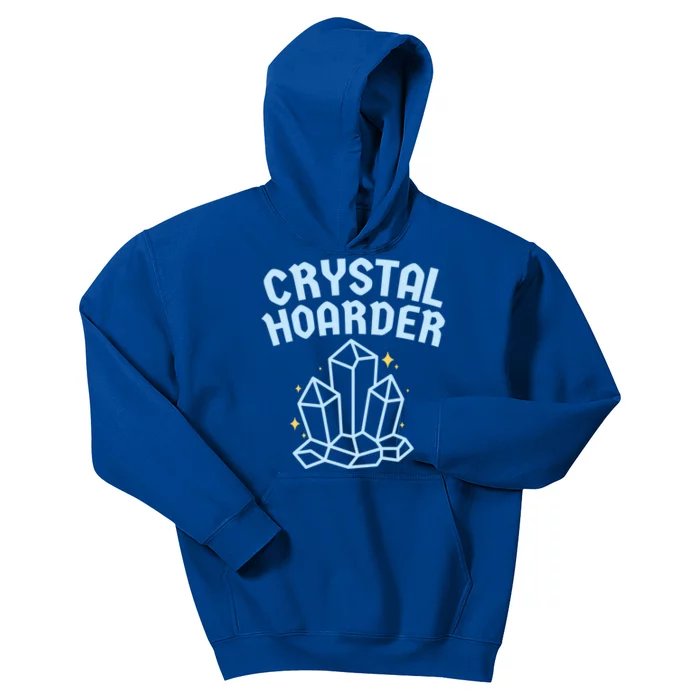 Crystal Hoarder Witch Pagan Wicca Funny Gift Kids Hoodie