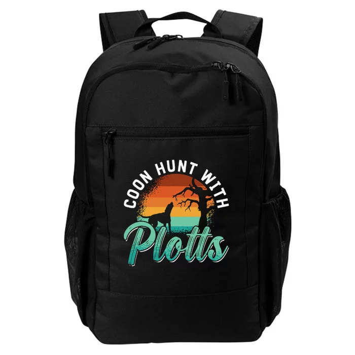 Coon Hunt With Plotts Treeing Walker Animal Lover Coonhound Daily Commute Backpack