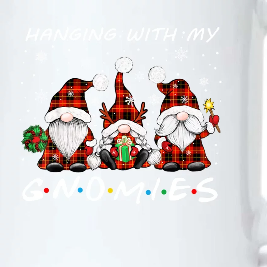 Christmas Hanging With My Gnomies Family Matching Pjs Gnome Gift Black Color Changing Mug