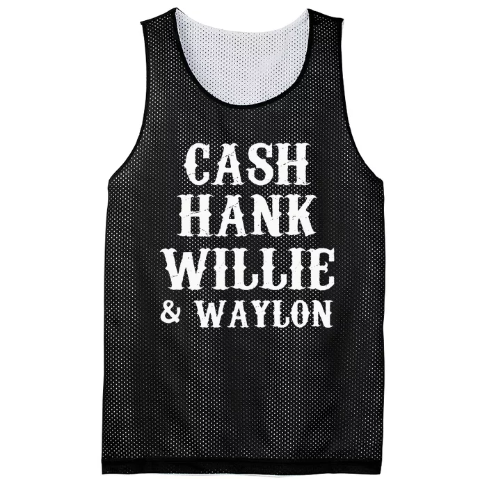 Cash Hank Willie Country Music Mesh Reversible Basketball Jersey Tank