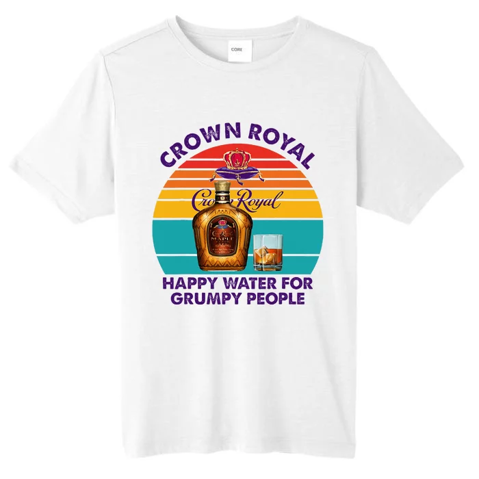 Crownroyal Happy Water For Grumpy People Retro Apparel ChromaSoft Performance T-Shirt