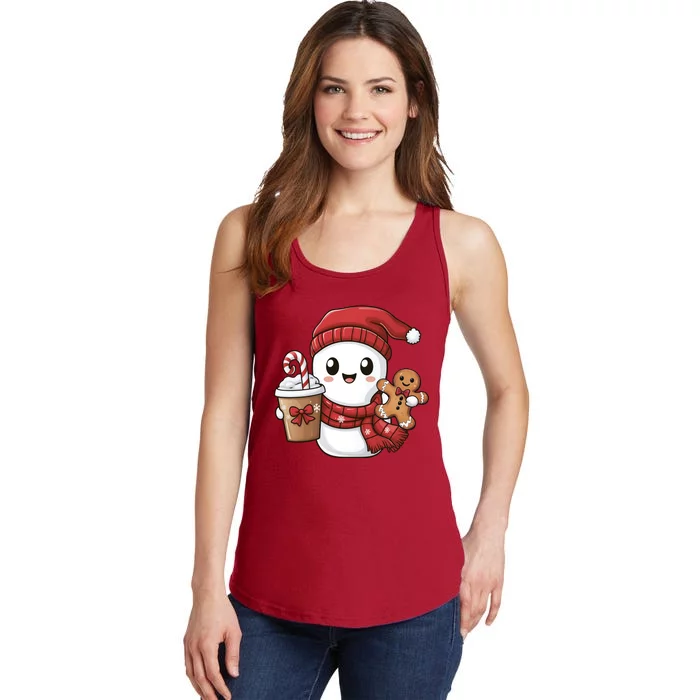 Christmas Holiday Xmas Santa Claus Matching Team Ladies Essential Tank